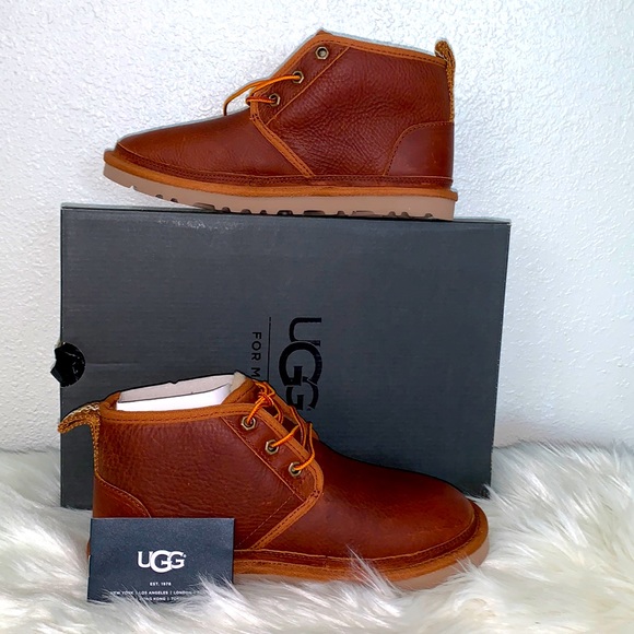 UGG Australia Neumel Leather Men's Boot - Picture 1 of 8